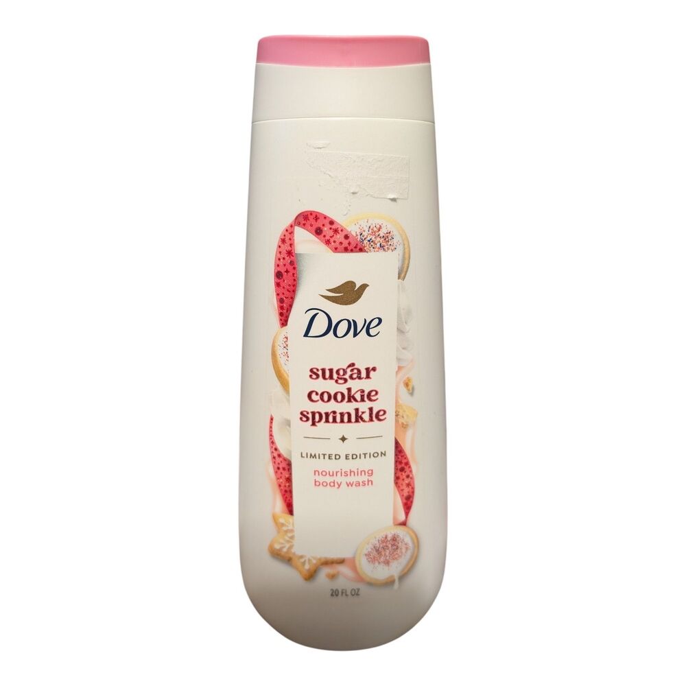 Dove Limited Edition Holiday Treats Body Wash Sugar Cookie Sprinkle 20oz Bottle